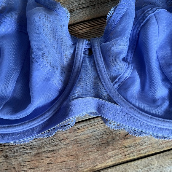 AMOUREUSE Women's Plus Size Underwire Lace Bra Size 48B Lavender - Picture 8 of 11